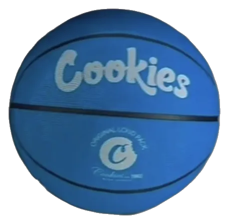 Blue Cookies basketball with Original Loud Pack logo