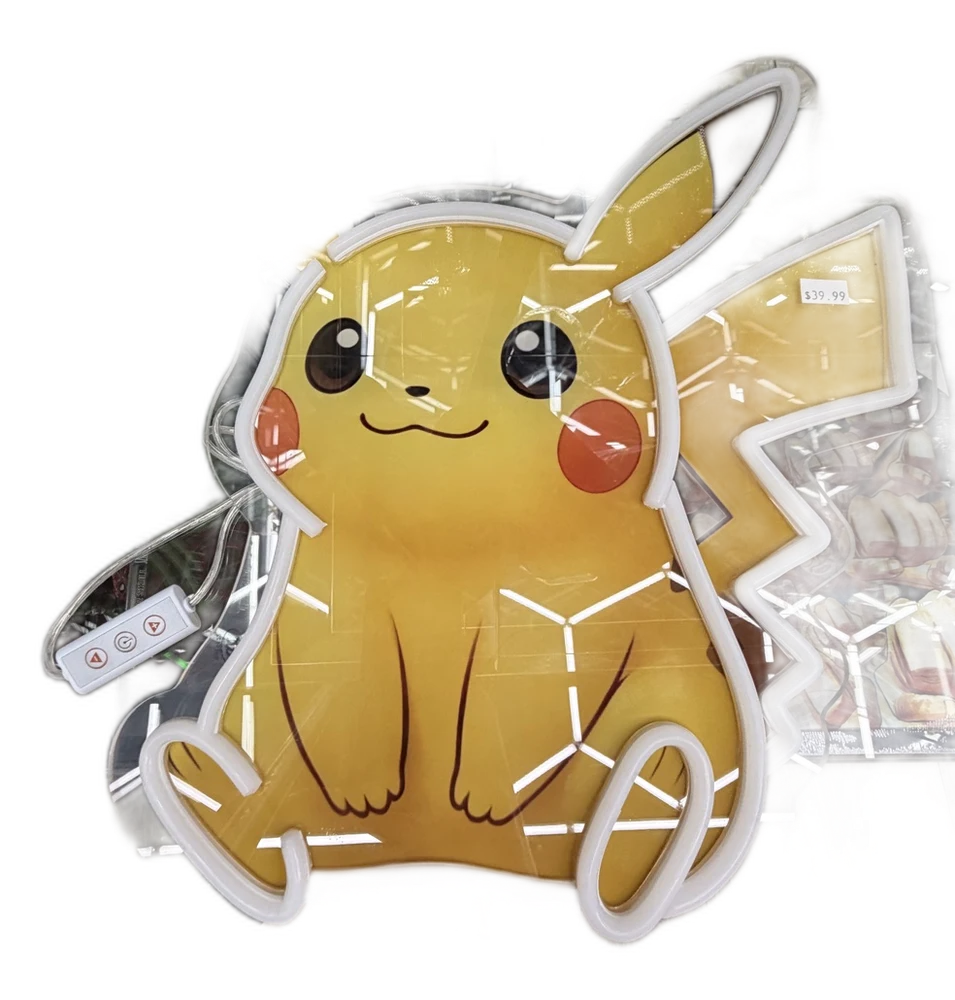 Pikachu LED neon wall sign