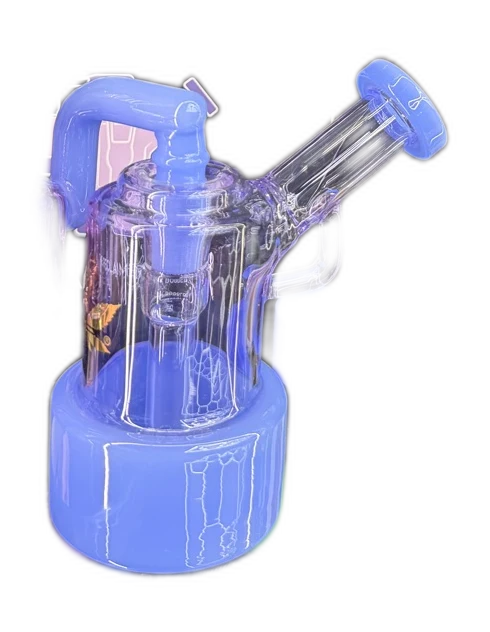 aLeaf Reclaimer Bubbler compact rig in blue and purple